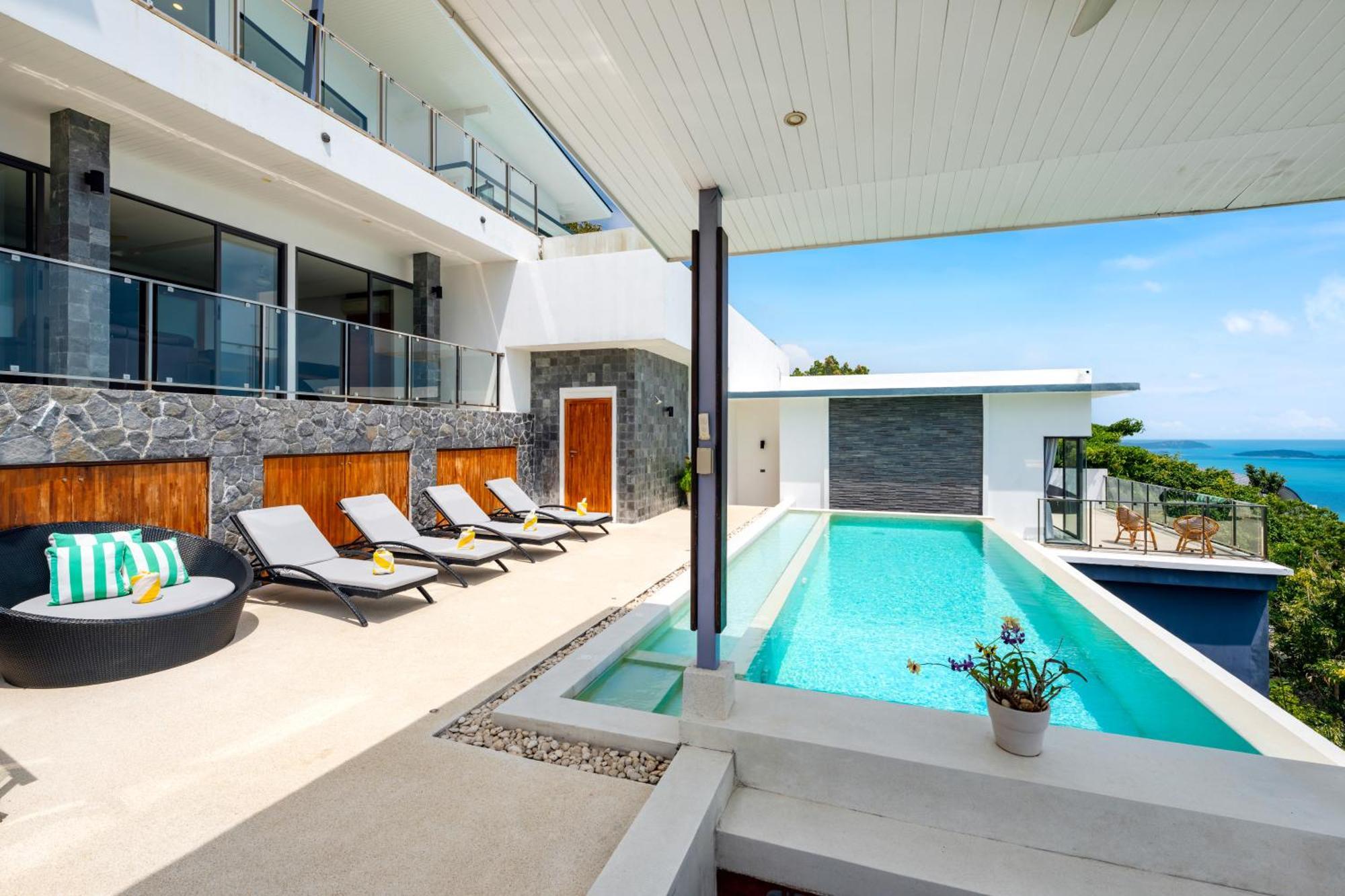 Karpe Diem Villa - Twin Infinity Pools Strand von Chaweng Exterior foto