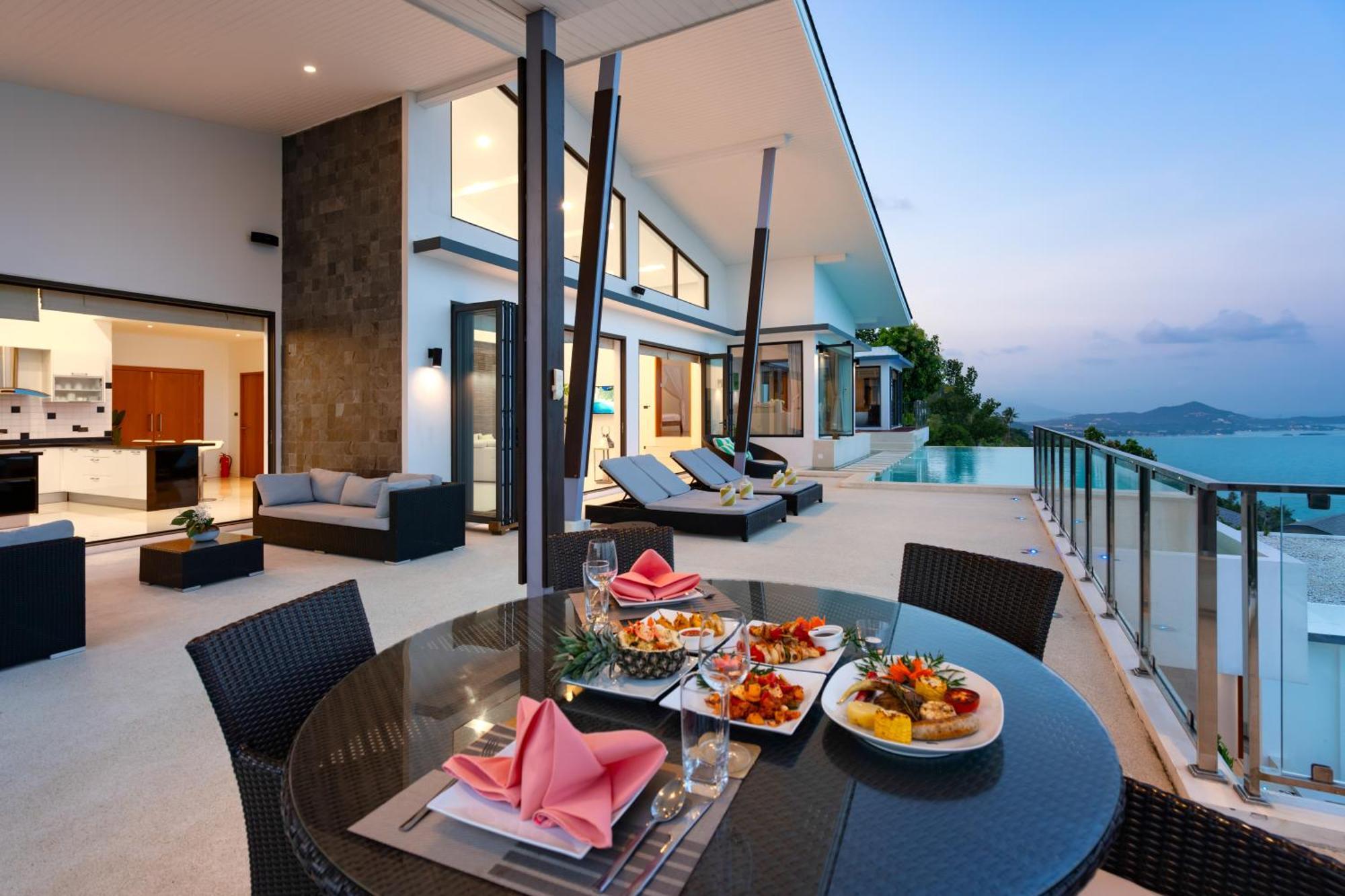 Karpe Diem Villa - Twin Infinity Pools Strand von Chaweng Exterior foto